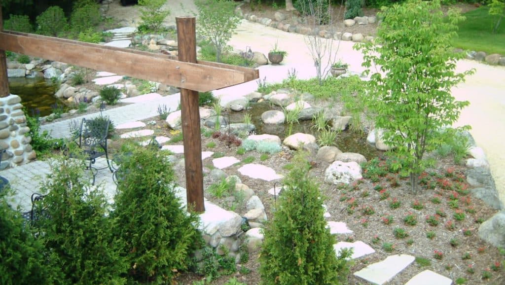 fresh front yard landscape