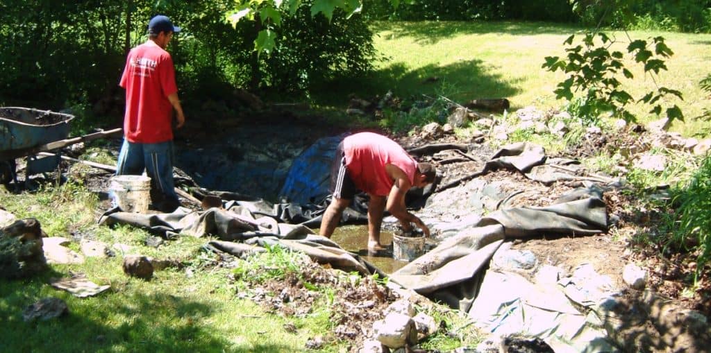 starting a pond makeover